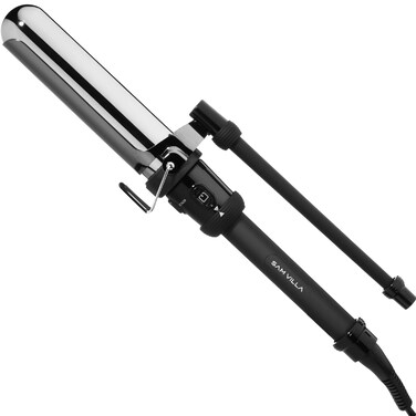 Sam Villa 2-in-1 Professional Marcel Curling Iron &amp; Hair Curling Wand With Extended Barrel