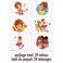 Multicolor Disney Fancy Nancy Tattoos (24 Count) - Perfect Accessory For Every Enchanted Disney Party &amp; Celebration
