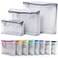 MUMI Travel Toiletry Bag Set 3 Water-Resistant Bags for Toiletries, Makeup, Shaving Essentials, Portable Organizer for Men &amp; Women, Perfect for Travel Essentials