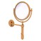 Allied Brass TRM-8/3X-GLY Tribecca Collection Wall Mounted Make-Up Mirror 8 Inch Diameter with 3X Magnification, Golden Yellow