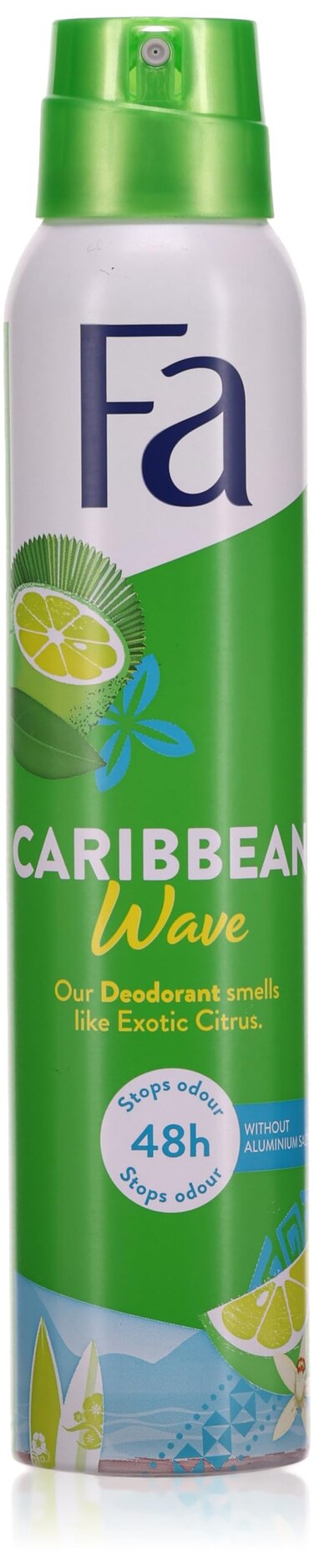 Fa Deodorant 6.75 Ounce Spray Caribbean Lemon (Green) (199ml)