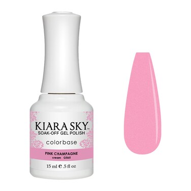 KIARA SKY Soak Off Gel Nail Polish 0.5 fl oz, PINK CHAMPAGNE (G565)