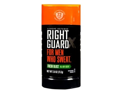 Right Guard Xtreme Defense 5 Anti-Perspirant &amp; Deodorant, Fresh Blast 2.60 oz (Pack of 4)