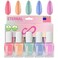 Eternal Pastel Nail Polish Sets for Women (CANDY PASTELS) - Pastel Nail Polish Set for Girls - Long Lasting &amp; Quick Dry Nail Polish Set for Home DIY Manicure Pedicure - Made in USA, 13.5mL (Set of 5)