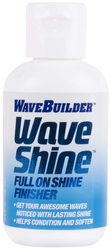 WaveBuilder Wave Shine   Full On Shine Finisher Helps Condition and Soften Hair, 4 fl oz