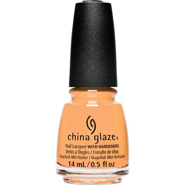 China Glaze Nail Lacquer, Tangerine Heat, 0.5 fl oz