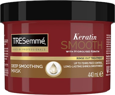 TRESemm&eacute; Keratin Smooth Deep Smoothing Mask rinse-out hair treatment with hydrolysed keratin for soft, shiny, frizz-free hair 440 ml