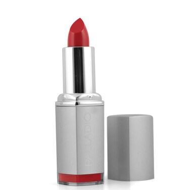 Palladio Herbal Lipstick, Just Red, Rich Pigmented and Creamy Lipstick, Infused with Aloe Vera, Chamomile &amp; Ginseng, Prevents Lips from Drying, Combats Fine Lines, Long Lasting Lipstick