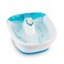 Homedics Bubble Mate Foot Spa, Toe Touch Controlled Foot Bath with Invigorating Bubbles and Splash Proof, Raised Massage nodes and Removable Pumice Stone