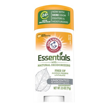 ARM &amp; HAMMER Essentials Natural Deodorant Unscented 2.50 oz (Pack of 9)
