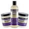 Aunt Jackie's Grapeseed Collection Perfect Intense Define, Power Wash, Rescued and Ice Curls, Combo Hydrates &amp; Softens With Almond oil, Marshmallow Root, Purple, Pack of 3