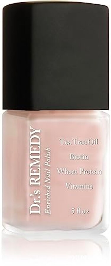 Dr&rsquo;s Remedy Enriched Nail Polish: Non Toxic, All Natural, and Organic - Doctor Formulated: Strengthens, Restores, Heals, and Protects '24-Free' - PERFECT Petal Pink