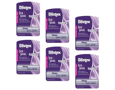 Blistex Silk &amp; Shine Lip Moisturizer 0.13 oz Pack of 6 (NO SPF)