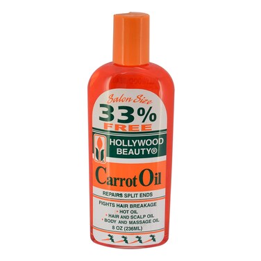 Hollywood Beauty Carrot Premium Oil 8 Ounce (Pack of 2)