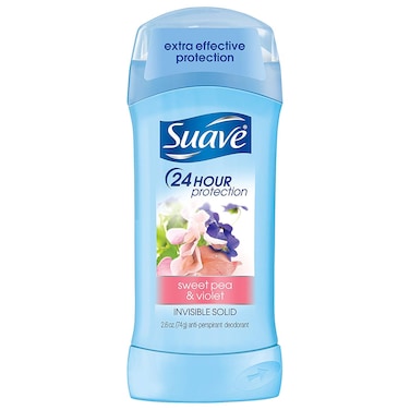 Suave Invis SLD Sweet Pea Size 2.6z Suave Sweet Pea &amp; Violet Invisible Solid Antiperspirant Deodorant 2.6oz