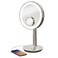 iHome Vanity Mirror with Lights, Makeup Mirror with Bluetooth Speaker, USB Charging, and Removable Magnifying Mirror (iCVBT82SN)