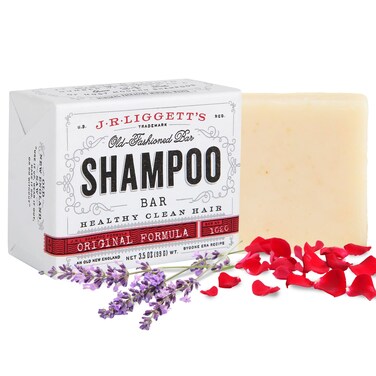 J&middot;R&middot;LIGGETT'S All-Natural Shampoo Bar, Original Formula - Supports Strong and Healthy Hair - Nourish Follicles with Antioxidants and Vitamins - Great for Holiday Gifts &amp; Stocking Stuffers, 3.5 Ounces