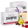 J&middot;R&middot;LIGGETT'S Shampoo Bar, Original Formula - Supports Strong and Healthy Hair - Nourish with Antioxidants and Vitamins - Detergent and Sulfate-Free - Set of Three 3.5 Ounce Bars