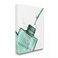 Stupell Industries Makeup Nail Polish Brush Cyan Drip Fashion, Design by Artist Ziwei Li Wall Art, 16 x 20, Canvas
