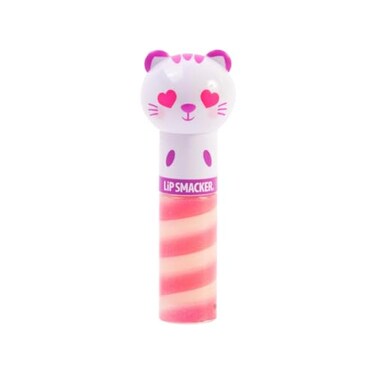 Lip Smacker Lippy Pals Kitty Kitten, Flavored Moisturizing &amp; Smoothing Soft Shine Lip Balm, Hydrating &amp; Protecting Fun Tasty Glossy Finish, Cruelty-Free &amp; Vegan - Sweet Kiwi Kitten