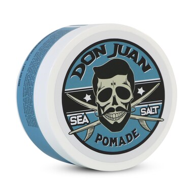 Don Juan Sea Salt Pomade   Water Based   Medium Hold   Medium Shine   Natural Plant Extracts and Ocean Minerals   Surf Wax Scent, 4 oz