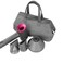 Travel Case for Dy-son Hair Dryer Bag Storage Shark Hair Dryer Travel Bag Carrying Case for Dy-son Supersonic Hair Dryer Styler Accessories Protection Organizer (Dark Gray)