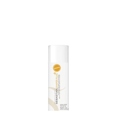 Sebastian Professional Shaper Plus, 80% VOC, Humidity-Resistant, Medium to Strong Hold, 24-Hour Control, Travel Size, Mini Hairspray, 1.5oz