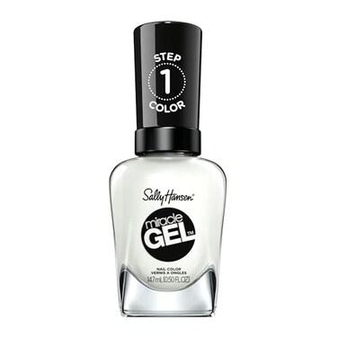 Sally Hansen Miracle Gel&trade;, Get Mod, Long Lasting, Gel-Like Formula, No UV Lamp Needed, White Nail Polish