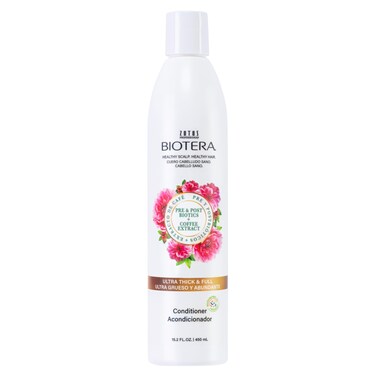 Biotera Ultra Thick &amp; Full Volumizing Conditioner   Increases Volume to Fine, Limp Hair   Microbiome Friendly   Vegan &amp; Animal Test Free   Paraben Free   Color-Safe