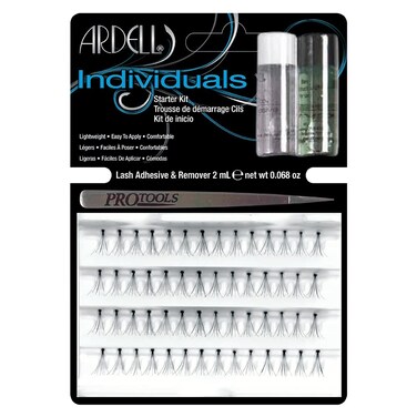 Ardell Individuals Duralash Starter Kit - Single Eyelashes In Short, Medium And Long Lengths With Eyelash Adhesive