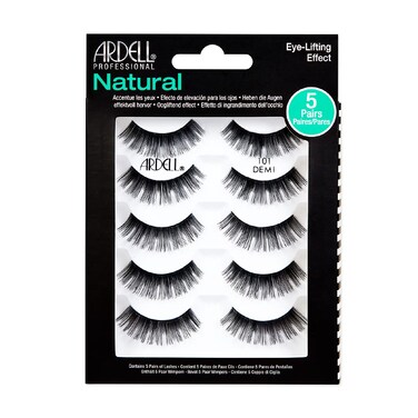 Ardell False Eyelashes Natural 101 Black, (5 pairs pack)