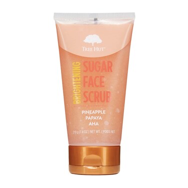 Tree Hut Pineapple &amp; Papaya Brightening Face Scrub   Deep Cleans Pores to Remove Dead Skin &amp; Impurities   Nourishing Essential Body Care   7.4 fl oz.
