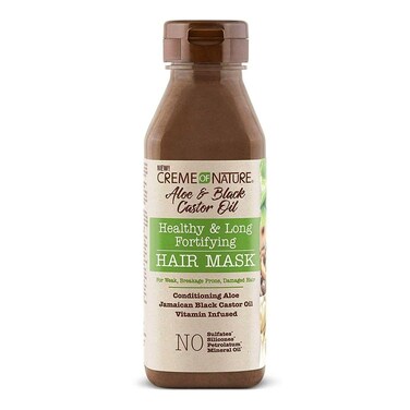 Creme of Nature Aloe &amp; Black Castor Oil Aloe &amp; Black Castor Oil Mask, 11.5 Ounce