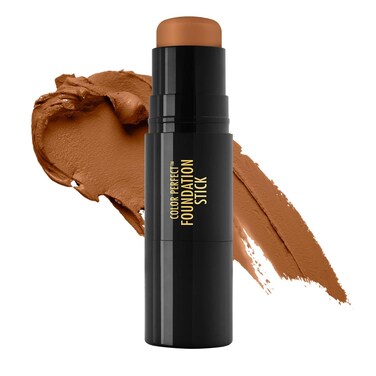 Black Radiance Color Perfect Foundation Stick with Soft Brush Applicator Duo &ndash; Buildable, Blendable Versatile Pigment-Rich Formula - Bronze Glow