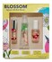 Blossom Scented Roll on Lip Gloss, Moisturizing Lip Gloss Tubes, Hydrating &amp; Strengthening Scented Cuticle Oil with Real Flowers, 0.55 fl oz./19.4mL, 3 pack Gift Set, Strawberry/Watermelon/Rose