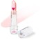 Blossom Lip Gloss Moisturizing pH Lip Balm, Strawberry Scented Color Changing Crystal Lip Stain Tint, Infused with Real Flowers, 3g, Pink