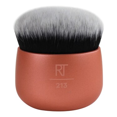 Real Techniques Foundation Makeup Blender, Kabuki Brush For Face or Body Makeup, Works With Liquid or Cream Foundation, No Handle, Blend &amp; Buff Makeup, Dense Synthetic Bristles, 1 Count