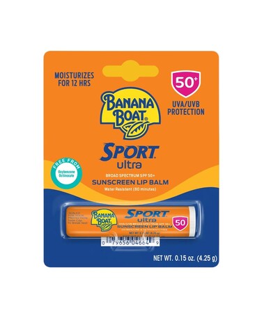 Banana Boat Sport Performance Sunscreen Lip Balm SPF 50 0.15 oz (Pack of 7)