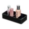iDesign The Sarah Tanno Collection 4 Slot Silicone Cosmetic Drawer Organizer, Black