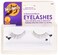 Rubies Black and 4 Diamonds Eyelashes and Adhesive, Multicolor