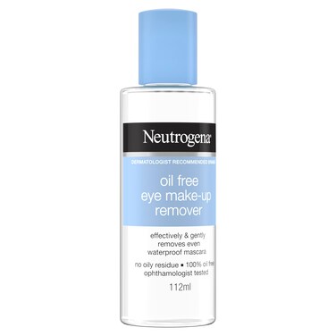 Neutrogena Gentle Oil-Free Eye Makeup Remover &amp; Cleanser for Sensitive Eyes, Non-Greasy Makeup Remover, Waterproof Mascara Remover, Dermatologist &amp; Ophthalmologist Tested, 3.8 fl. oz