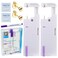 2PCS Disposable Ear Piercing Kit Ear Piercing Gun Self Use Ear Piercings Kit Cartilage Piercing Gun with Hypoallergenic Earrings(3mm Ball,24kt Gold)