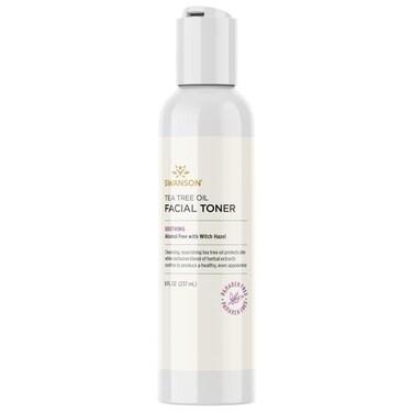 Swanson Tea Tree Oil Facial Toner with Witch Hazel 8 Ounce (237 ml) Liquid