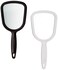 Soft 'N Style Hand Mirror 4-1/2" x 3-3/4" 6 white 6 black (Pack of 12)