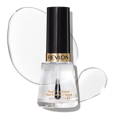 Revlon Super Lustrous Nail Polish, Chip-Resistant &amp; Longwear Formula, High Shine Finish, 771 Clear, 0.5 fl oz