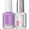 essie Gel Setter Nail Polish Kit, Bright Purple Nail Polish + Top Coat, Play Date, 0.46 oz each