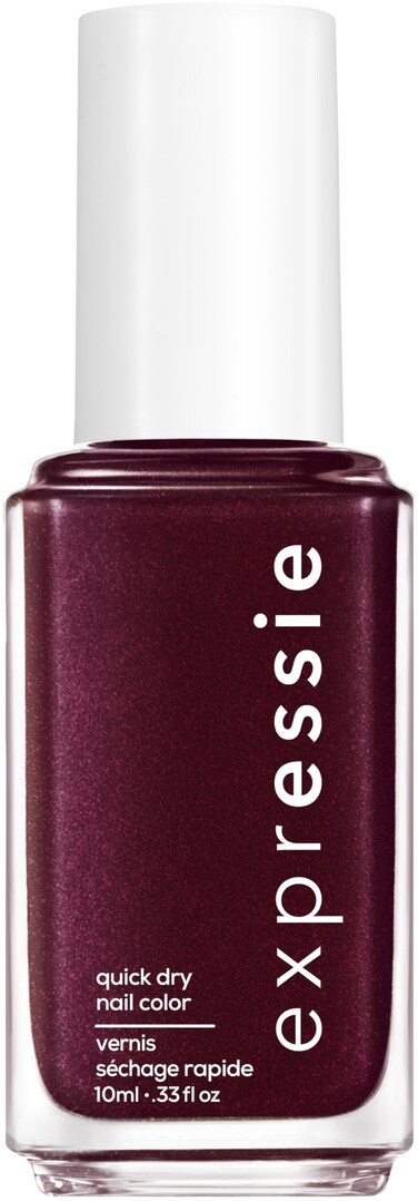 Essie expressie, Quick-Dry Nail Polish, 8-Free Vegan, Dark Purple, Breaking The Bold, 0.33 fl oz