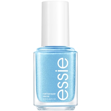essie Nail Polish, Salon-Quality Blue Nail Polish, Just Chill, Vegan, Temperature Check, 0.46 fl oz