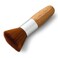 Honeybee Gardens Kabuki Brush/Bronzer Brush/Mini Buffer Brush   Bamboo Handle   Eco Friendly