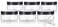 (6 Pack) 8 oz Clear Plastic Jar Shallow Low Profile with Black Smooth Lids + Spatulas